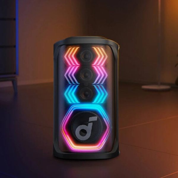 اسپیکر بلوتوثی قابل حمل انکر مدل soundcore Rave 3S دارای رقص نورRGB،چراغ نشانگر - Image 8