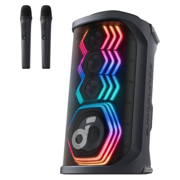 اسپیکر بلوتوثی قابل حمل انکر مدل soundcore Rave 3S دارای رقص نورRGB،چراغ نشانگر - Image 5