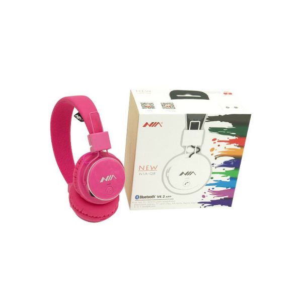 هدفون بلوتوثی نیا مدل Q8-851S بدون قابلیت نویز کنسلینگ،دارای کنترل‌کننده صدا و مکالمه - Image 4