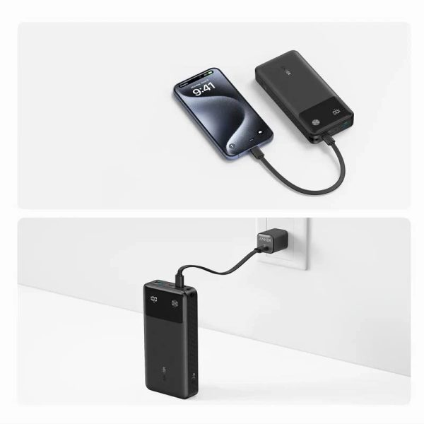پاوربانک 30 وات انکر مدل A1384 ظرفیت 20000 میلی آمپر ساعت به همراه کابل USB-C - Image 4