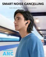 هدفون بلوتوثی انکر مدل Soundcore P40i با نویز کنسلینگ فعال (ANC)، نویز کنسلینگ (ENC) دارای 6 میکروفون داخلی با بهره‌گیری از هوش مصنوعی، پشتیبانی از فرمان لمسی، مقاوم در برابر آب - Image 2