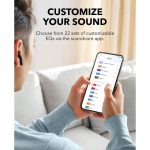 هدفون بلوتوثی انکر مدل Soundcore K20i با نویز کنسلینگ میکروفون (ENC)، درگاه شارژ USB Type-C، دارای کنترل لمسی، مقاوم در برابر پاشش آب با استاندارد - Image 3