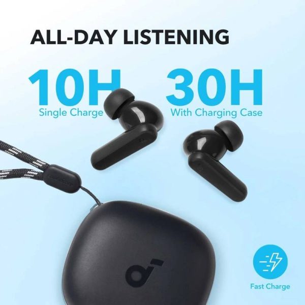 هدفون بلوتوثی پرطرفدار انکر مدل SoundCore R50i A3949 با نویز کنسلینگ میکروفون،دارای فناوری AI-Enhanced Calls برای کاهش نویز و بهبود مکالمات، مقاوم در برابر رطوبت و عرق - Image 7
