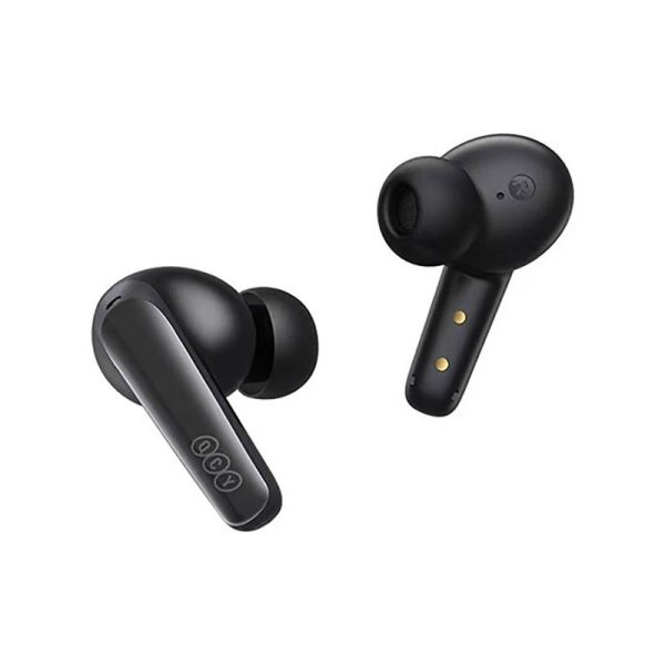 هدفون بلوتوثی کیو سی وای مدل T13X با نویز کنسلینگ میکروفون (ENC) دارای میکروفون چهارگانه، امکان حذف صدای مزاحم محیط، مقاوم در برابر رطوبت و عرق - Image 2