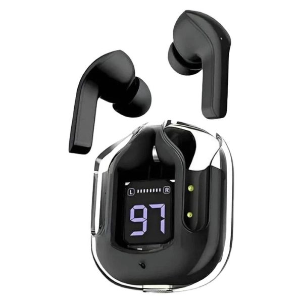 هدفون بلوتوثی Ultrapods Max بدون قابلیت نویز کنسلینگ دارای صفحه نمایش روی محفظه شارژ، مقاوم در برابر آب و رطوبت با استاندارد IPX4 - Image 2