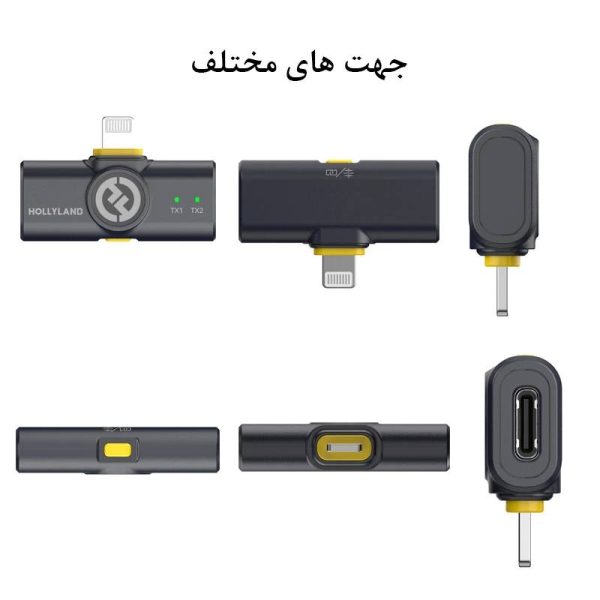 ست میکروفن بی سیم هالی لند مدل Lark M2 مجموعه 2 عددی - Image 7