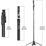 مونوپاد و گیمبال AI FACE C17 با قابلیت ردیابی چهره و چرخش ۳۶۰ درجه - Image 4