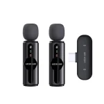 ست میکروفن بی سیم گرین لاین مدل GM-76X با درگاه اتصال USB-C/لایتنینگ/USB-A