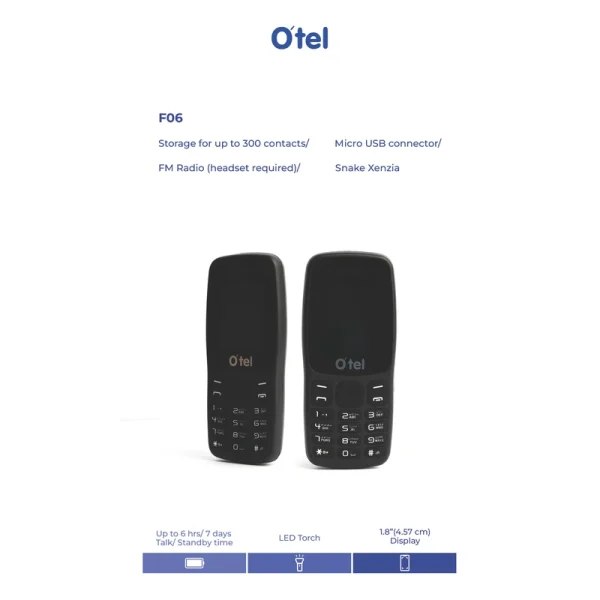 گوشی موبایل اوتل مدل F06 دو سیم کارت ظرفیت 32 مگابایت - Image 6
