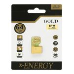 فلش مموری ایکس-انرژی مدل GOLDEN GEM ظرفیت 64 گیگابایت