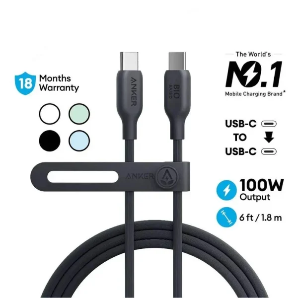 کابل USB-C انکر مدل A80F6H11 طول 1.8 متر - Image 2