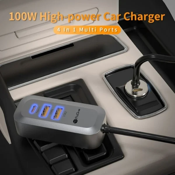 شارژر فندکی 100وات پرووان مدل PCG23 - Image 7