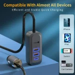 شارژر فندکی 100وات پرووان مدل PCG23 - Image 8