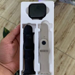 ساعت هوشمند HU19 مردانه با صفحه نمایش OLED و بدنه تیتانیوم