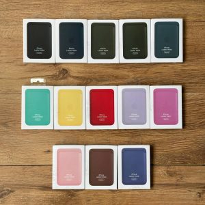 جا کارتی موبایل مدل Leather Wallet MagSafe