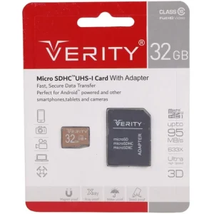رم میکرو 32 گیگ وریتی Verity 633X U1 C10 95MB/s