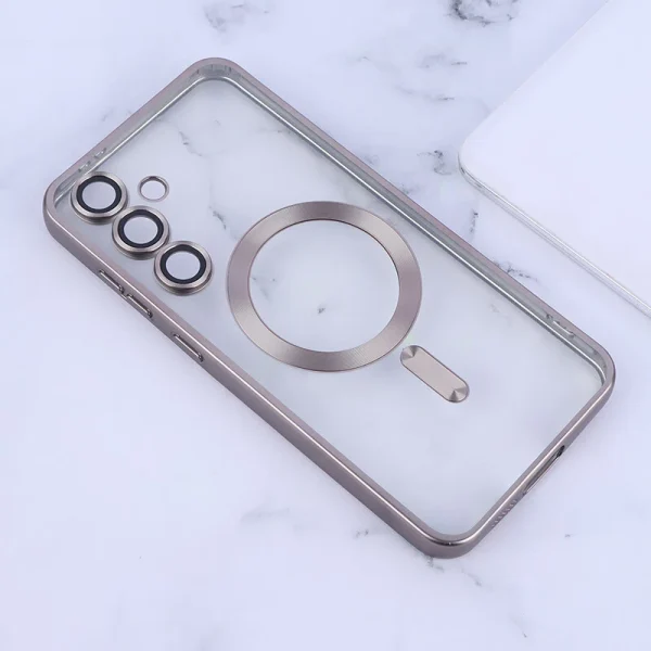 قاب ژله ای مگ سیف سامسونگ Galaxy S24 FE محافظ لنزدار