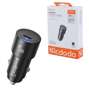 شارژر فندکی 45 وات مک دودو Obsidian CC-534