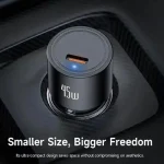 شارژر فندکی 45 وات مک دودو Obsidian CC-534