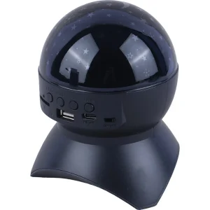 چراغ رقص نور گردان اسپیکر دار XY-890 LED
