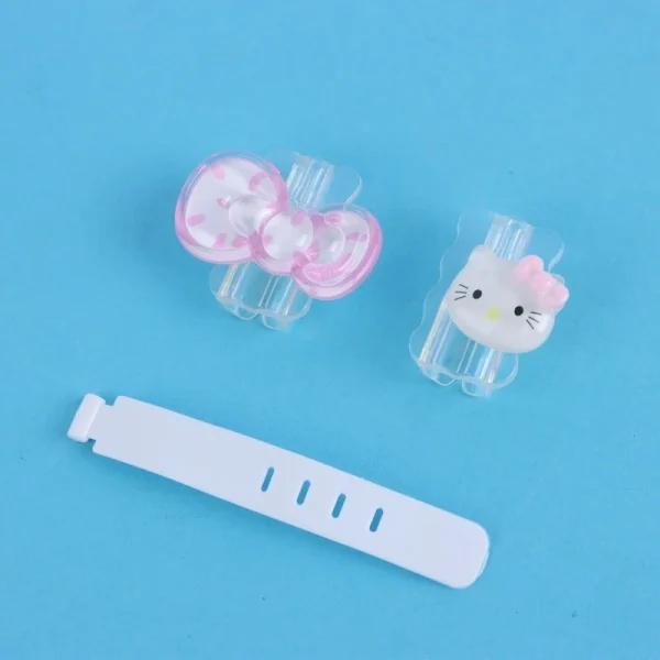 ست محافظ کابل و کلگی شارژر آیفون طرح Kitty