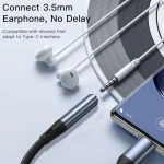 مبدل USB-C به جک 3.5 میلی متری یسیدو مدل YAU-38