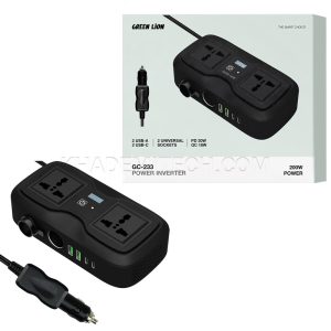 اینورتر فندکی گرین لاین GNGC233PIBK GC-233 200W