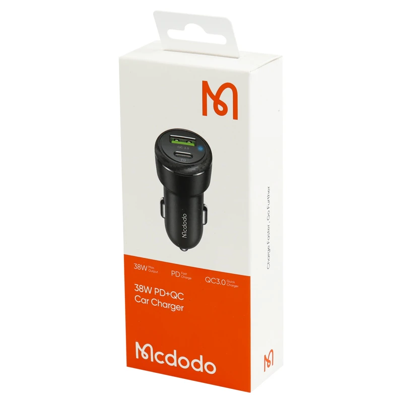 Mcdodo-Lighter-Charger-Model-CC-597-7376 شارژر فندکی 38 وات مک دودو CC-5970